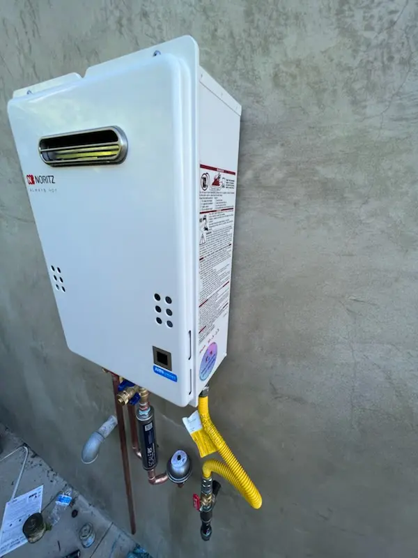 Tankless water heater installation for Sedge Brook Hills homes